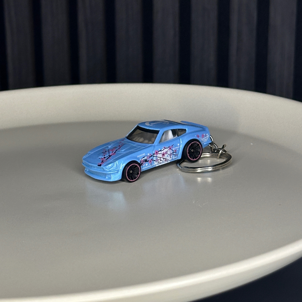 Datsun 240Z Blue Keychain