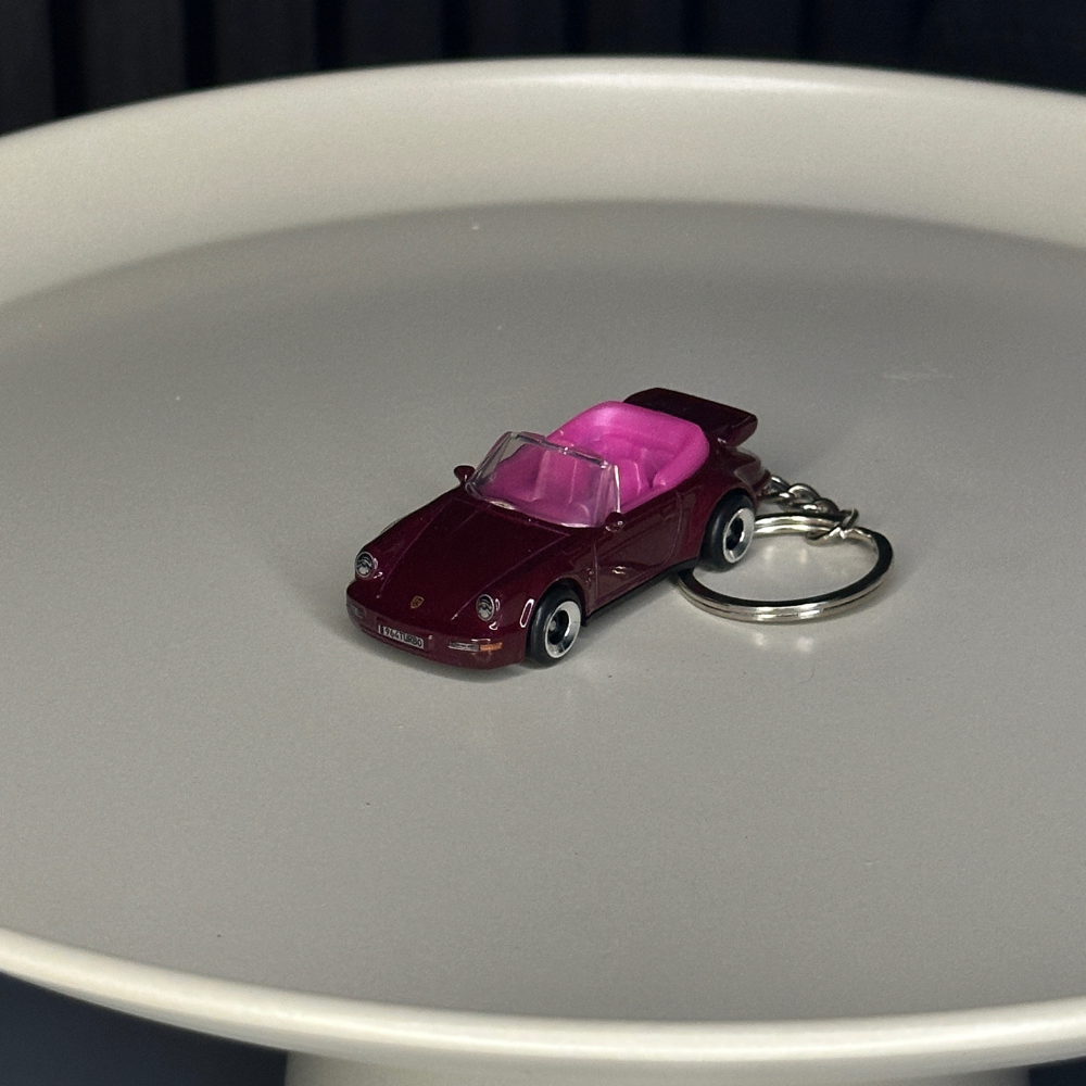 Porsche 911 Turbo Cabriolet Keychain
