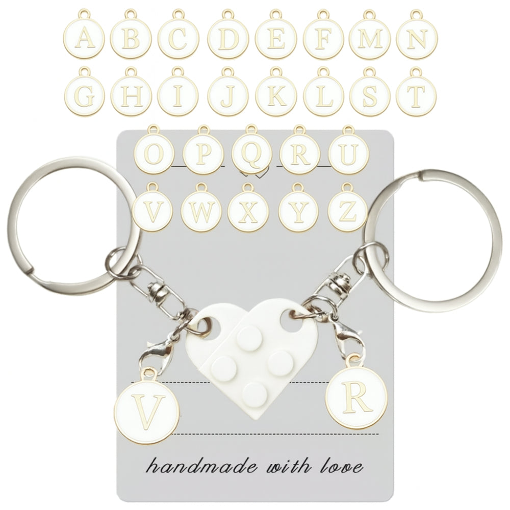 Personalisierbares Herz Keychain