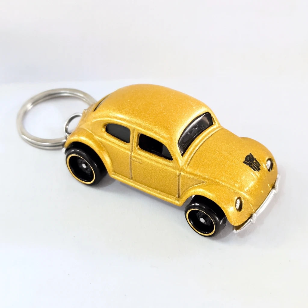VW Beetle Bumblebee Keychain
