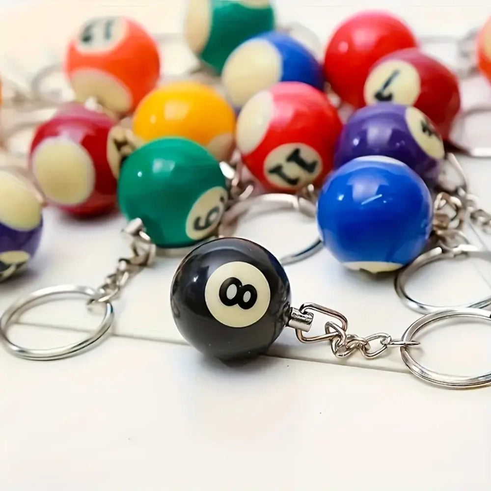 Billiard Pool Keychain
