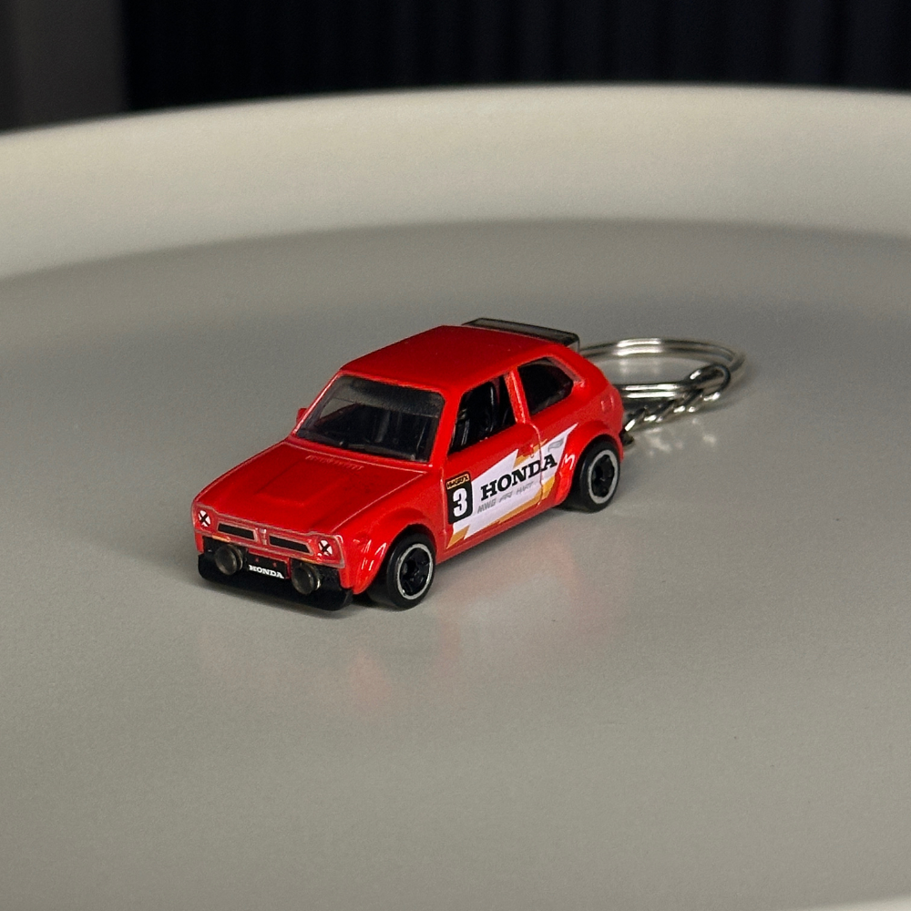 73 Honda Civic Custom Keychain