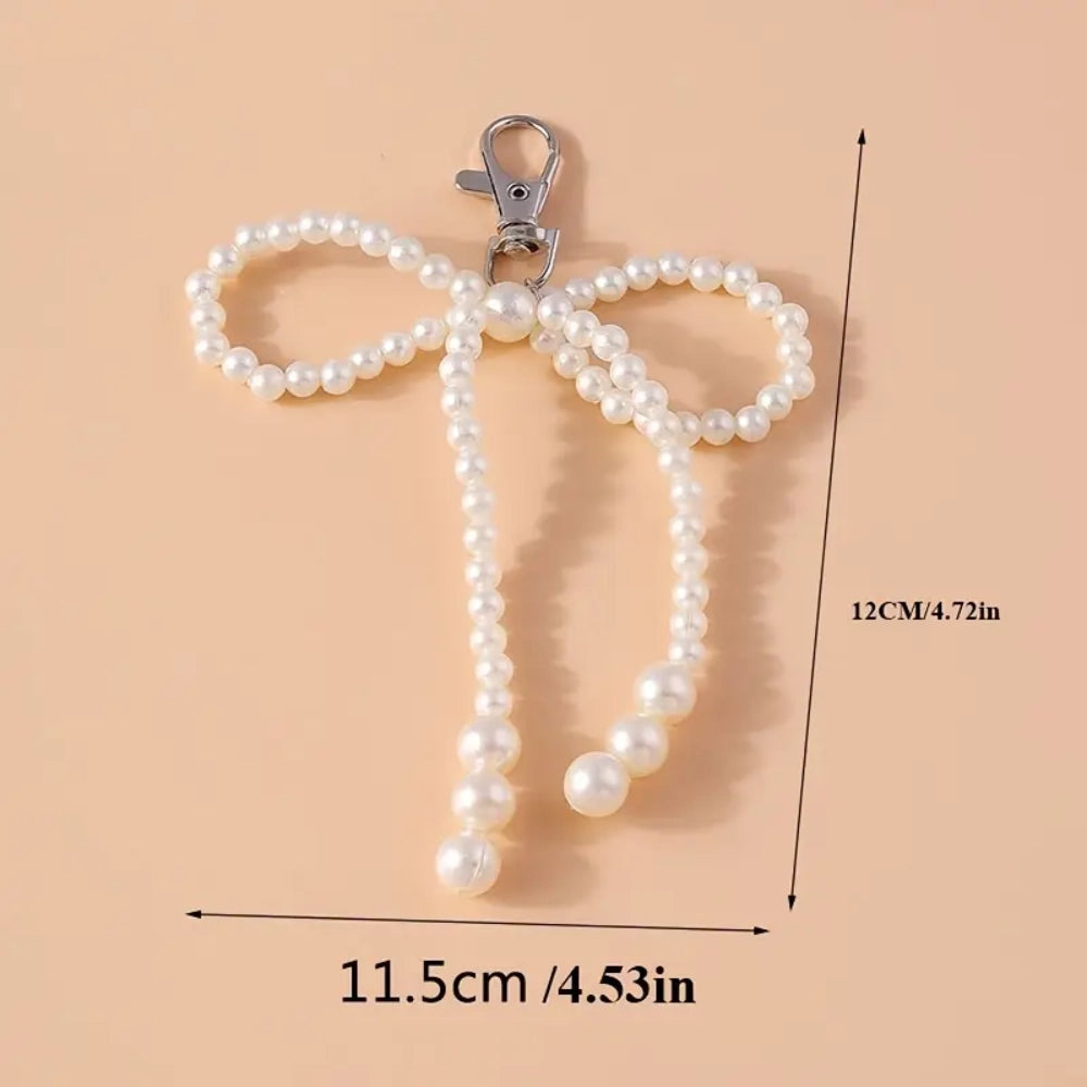 Perlen Schleife Keychain