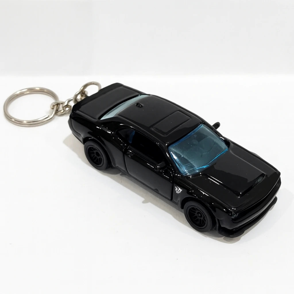 Dodge Challenger SRT Demon Black Edition Keychain